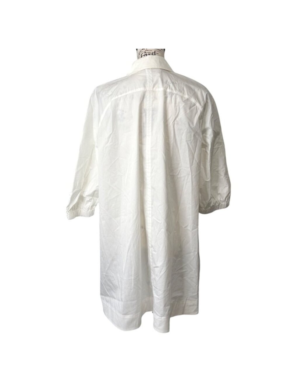 Stella Carakasi Womens Size S Compliment Tunic Soft-White Button-Up Top NEW - Picture 4 of 9